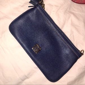 Navy Dooney & Bourke Wristlet